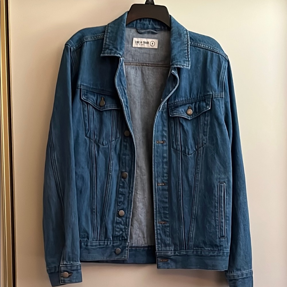 Classic Blue Denim Jacket - Men's Casual Trucker
